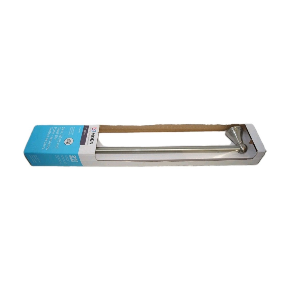 Moen DN8424 Brushed Nickel 24" Towel Bar Preston Collection